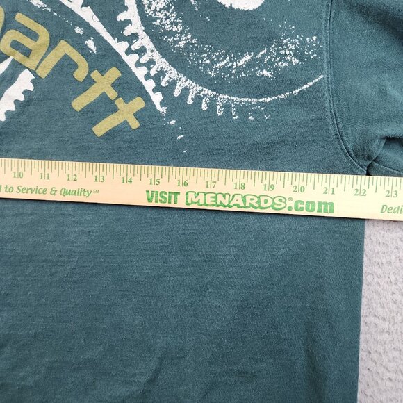 Carhartt Mechanic Gears Shirt Mens Large Crew Neck Long Sleeve Graphic Outdoors - Picture 5 of 10